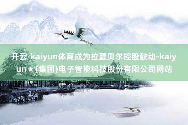 开云·kaiyun体育成为拉夏贝尔控股鼓动-kaiyun★(集团)电子智能科技股份有限公司网站